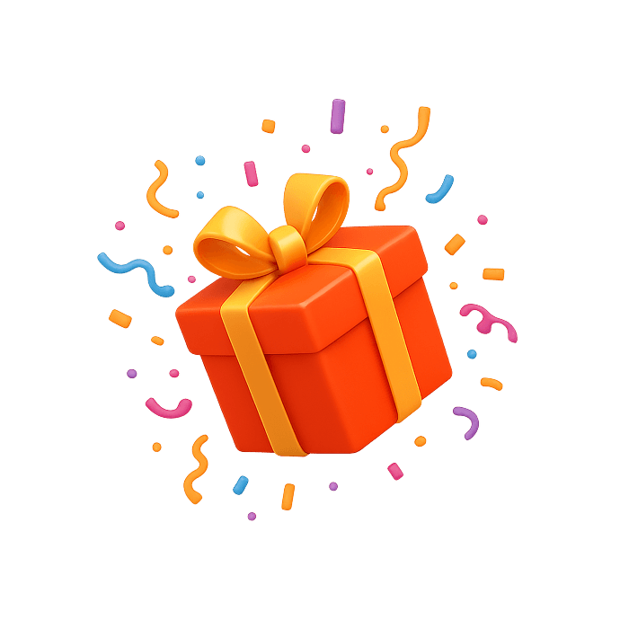 gift box - free follower, like, increase analytics